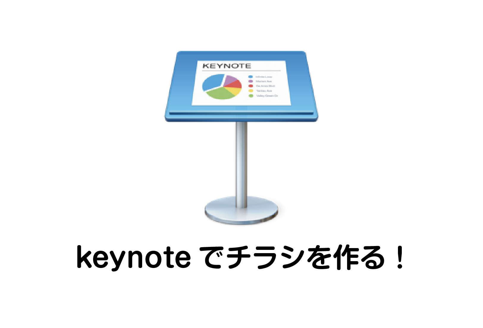 簡単 チラシを自分で作るならkeynoteがおすすめ ちりょうかブログ